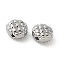 304 Stainless Steel Waffle Beads&nbsp;STAS-F320-22P