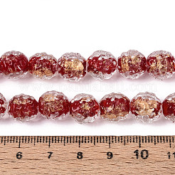 Handmade Lampwork Beads&nbsp;FOIL-T007-03F