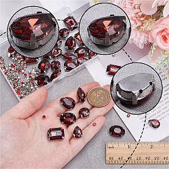 156Pcs 7 Styles Sew on Rhinestone&nbsp;DIY-SP0007-30E