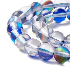 Synthetic Moonstone Beads Strands&nbsp;G-E573-02B-27