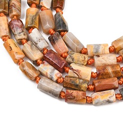 Natural Crazy Agate Beads Strands&nbsp;G-A314-A04-01