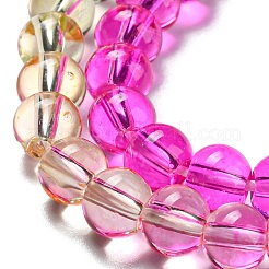Dyed & Heated Synthetic Quartz Beads Strands&nbsp;G-P502-01A-04