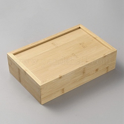 木製収納ボックス  ホームオフィス文具デスクトップボックス  長方形  バリーウッド  231x151x60mm  内径：210x131mm&nbsp;AJEW-WH0475-32