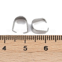 304ステンレススチールスナップオンベイル  ステンレス鋼色  8.5x4mm&nbsp;STAS-C135-01B-P