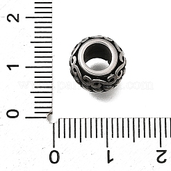 304 Stainless Steel European Beads&nbsp;STAS-H263-20AS
