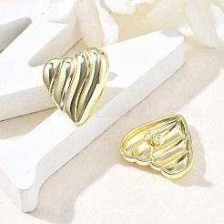 Brass Stud Earrings for Women&nbsp;EJEW-U035-03G