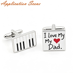 Square 201 Stainless Steel Swank Cuff Links&nbsp;SA-CBAE2BD-01P-A