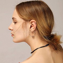 プラスチック離脱クラスプ  ゴムシリコーンの歯がひものネックレスのための  ミックスカラー  24x9mm  穴：2.5mm&nbsp;KY-PH0007-11