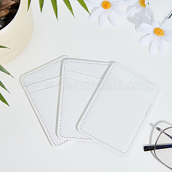 3Pcs Self-Adhesive PU Leather ID Card Holder&nbsp;AJEW-CN0007-50A