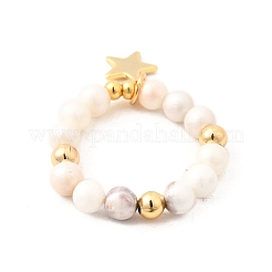 5Pcs Natural Persian Jade Rings&nbsp;RJEW-JR00907