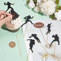 5 Sets Paper Cake Toppers&nbsp;AJEW-SC0002-73