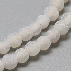 Natural Weathered Agate Bead Strands&nbsp;G-S237-4mm-08