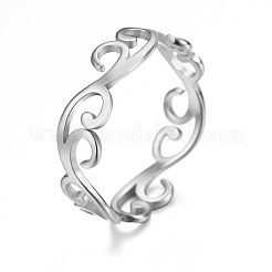 304 Stainless Steel Finger Rings for Women&nbsp;FS-WGFE90D-04