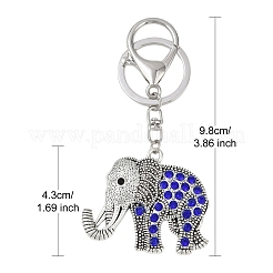 Alloy Rhinestone Keychain&nbsp;KEYC-YW00178-01