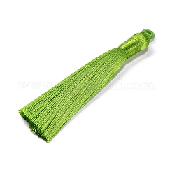 ナイロンタッセルビッグサイズパーツ  ミックスカラー  83~92x9~10mm  穴：1.5~4mm&nbsp;STAS-F142-04