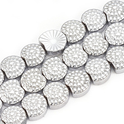 Electroplate Non-magnetic Synthetic Hematite Beads Strands&nbsp;G-T061-178