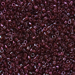 MIYUKIデリカビーズ小  シリンダー  日本製シードビーズ  15/0  （dbs0105)ガーネットゴールド光沢  1.1x1.3mm  穴：0.7mm  約3500個/10g&nbsp;X-SEED-J020-DBS0105