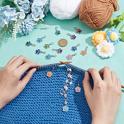 Knitting Row Counter Chains & Locking Stitch Markers Kits&nbsp;HJEW-AB00537