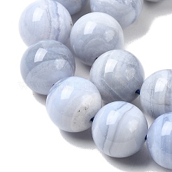 Natural Blue Lace Agate Beads Strands&nbsp;G-G344-A06-10mm