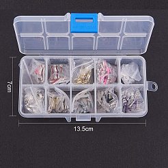 合金エナメルチャーム  意識のリボン  ミックスカラー  プラスチック箱：13.5x7x3cm&nbsp;PALLOY-PH0012-48