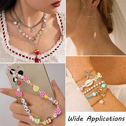 100Pcs Two-tone Opaque Spray Painted Glass Beads&nbsp;GLAA-CJ0002-94