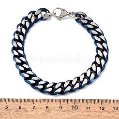 304 Stainless Steel Cuban Link Chain Bracelets for Men Women&nbsp;BJEW-C124-04A-01