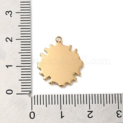 304 Stainless Steel Pendant Cabochon Settings&nbsp;STAS-K263-38G