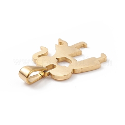 PVD Vacuum Plating 304 Stainless Steel Pendants&nbsp;STAS-G284-15G