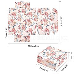 Flower Pattern Paper Gift Boxes&nbsp;CON-PH0002-11