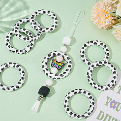 10Pcs Food Grade Eco-Friendly Silicone Pendants&nbsp;SIL-ME0001-03