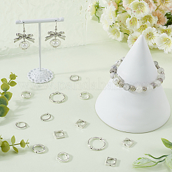80Pcs 4 Styles Zinc Alloy Bead Frame&nbsp;FIND-SC0008-85
