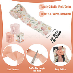 3 Rolls Chiffon Ribbons&nbsp;SRIB-TAC0002-25A-1