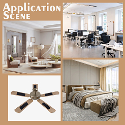 12Pcs Cotton Activated Carbon Air Filter Pad for Ceiling Fan&nbsp;AJEW-AR0005-41A