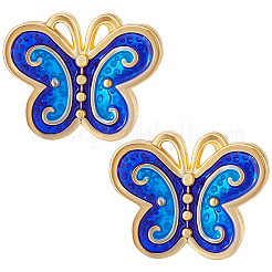 6Pcs Handmade Cloisonne Beads&nbsp;CLB-BBC0001-02