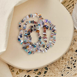 2 Strands Natural & Synthetic Mixed Gemstone Chip Beads Strands&nbsp;G-PA0001-56