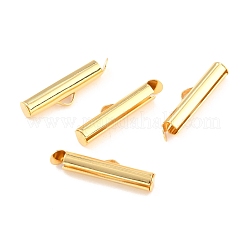 304 Stainless Steel Slide On End Clasp Tubes&nbsp;STAS-C044-08B-G