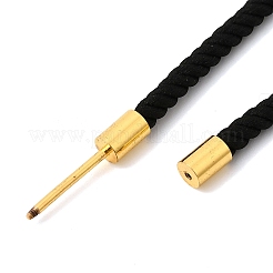 3MM Round Nylon Milan Cord Necklaces Making&nbsp;BJEW-H642-01G-31