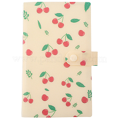 1Pc Fruit Cherry Cover PP Plastic Photocard Storage Albums&nbsp;AJEW-CN0006-49B