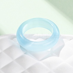 Cat Eye Finger Rings&nbsp;RJEW-G363-01B-15