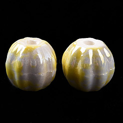 Handmade Pearlized Porcelain Beads&nbsp;PORC-G010-02A