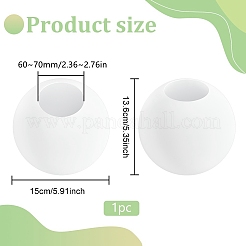 Frosted Glass Globe Lamp Shade Replacement&nbsp;AJEW-WH0528-04