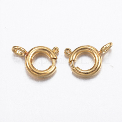 Ion Plating(IP) 304 Stainless Steel Spring Ring Clasps&nbsp;LS-STAS-P163-16G