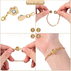 10 Sets 2 Colors Zinc Alloy Magnetic Clasps&nbsp;PALLOY-CJ0001-139