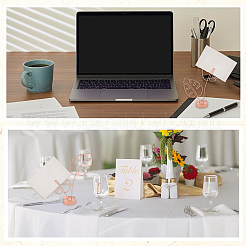 201 Stainless Steel Name Card Holder&nbsp;AJEW-WH20060-67RG