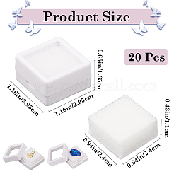 20Pcs Acrylic Jewelry Box&nbsp;OBOX-GF0001-12
