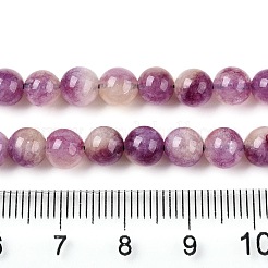Dyed Natural White Jade Beads Strands&nbsp;G-T138-6mm-210-7