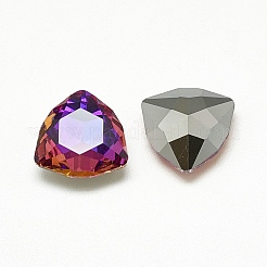 DIY Pointed Back K9 Glass Rhinestone Cabochons&nbsp;RGLA-T071-12mm-001VB