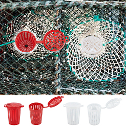 28Pcs 2 Colors Plastic Fishing Bait Cage&nbsp;AJEW-WR0003-05
