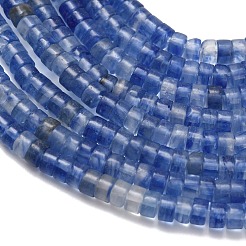 青ウォーターメロンストーンガラスビーズ連売り  ディスク  ヒシビーズ  4x2~2.5mm  穴：0.7mm  約158~160個/連  14.96''~15.16''（38~38.5センチメートル）&nbsp;G-Z110-A33-2x4mm