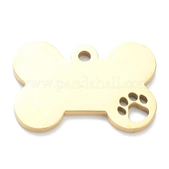 Ion Plating(IP) 304 Stainless Steel Pet Pendants&nbsp;X-STAS-B016-04G